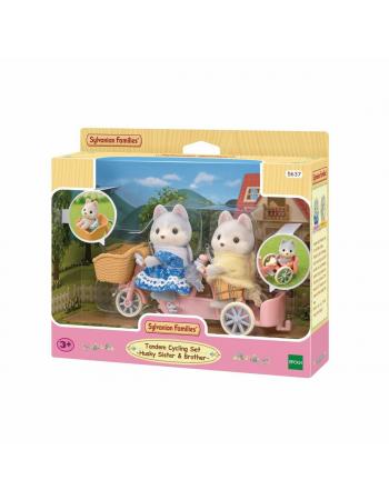 5637 Sylvanian Families Tandem Bisiklet ve Haskiler +3 yaş